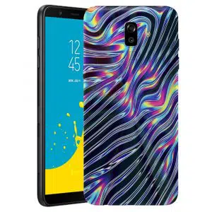 Coque Silicone Multi Color Zebre pour Samsung Galaxy J8 2018