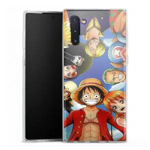 Coque Silicone One Piece Pirate Team pour Samsung Galaxy Note 10