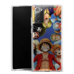 Coque Silicone One Piece Pirate Team pour Samsung Galaxy Note 20