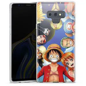 Coque Silicone One Piece Pirate Team pour Samsung Galaxy Note 9