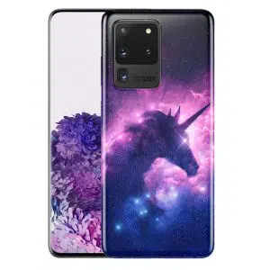 Coque Silicone Licorne Fantastique pour téléphone Samsung Galaxy S20 Ultra