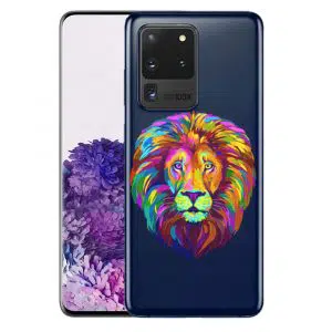 Coque Lion Color pour téléphone Samsung Galaxy S20 ultra