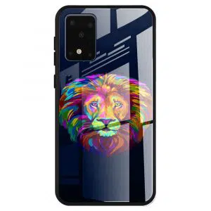 Coque Lion Color pour téléphone Samsung Galaxy S20 en Verre