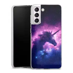 Coque Silicone Licorne Fantastique pour téléphone Samsung Galaxy S21