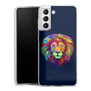 Coque Lion Color pour téléphone Samsung Galaxy S21