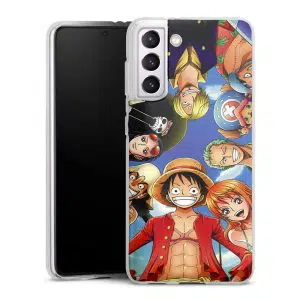 Coque Silicone One Piece Pirate Team pour Samsung Galaxy S21