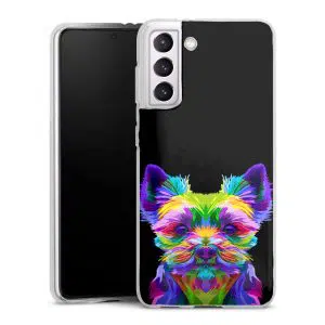 Coque Tpu York Terrier Toy Color pour Samsung S21