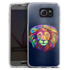 Coque Lion Color pour téléphone Samsung Galaxy S6