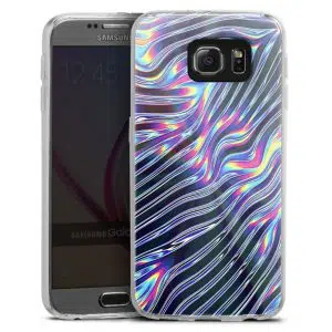 Coque Silicone Multi Color Zebre pour Samsung Galaxy S6