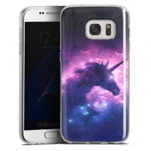 Coque Silicone Licorne Fantastique pour téléphone Samsung Galaxy S7