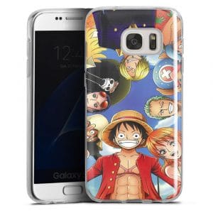 Coque Silicone One Piece Pirate Team pour Samsung Galaxy S7