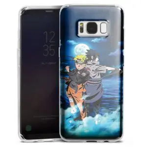 Coque Naruto Sasuke Night Light Moon Stars pour Samsung Galaxy S8