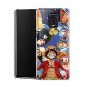 Coque Silicone One Piece Pirate Team pour Xiaomi Redmi Note 9