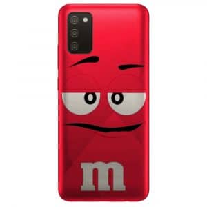 Coque M&M's Rouge pour smartphone A02S Samsung