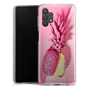 Coque Samsung A32 5G Personnalisée Pink Ananas