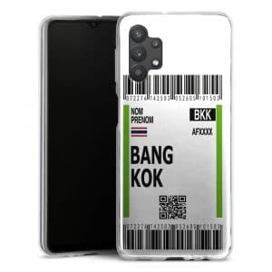 Coque Boarding Pass Bangkok téléphone Samsung Galaxy A32 5G, A32 4G