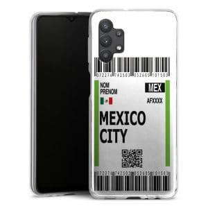 Coque Boarding Pass Mexico téléphone Samsung Galaxy A32 5G, A32 4G