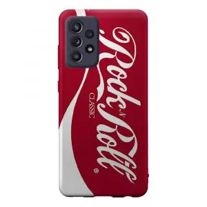 Coque Coca-Cola en silicone pour Samsung A52 5G