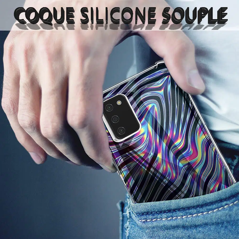 Multi Couleurs Zebre - Coque de téléphone antichocs en silicone