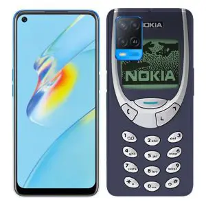 Coque pour Oppo A54 telephone nokia retro