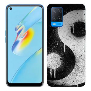 Coque pour Oppo A54 ying yang paint
