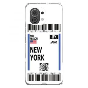 Coque de téléphone Xiaomi Mi 11 Carte d'accès à Bord New York