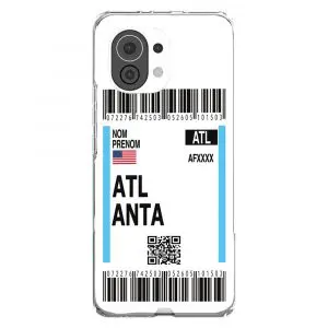 Coque de téléphone Xiaomi Mi 11 Carte d'accès à Bord Atlanta