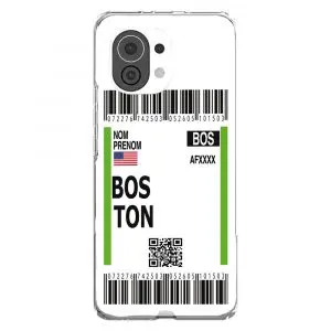 Coque de téléphone Xiaomi Mi 11 Carte d'accès à Bord Boston