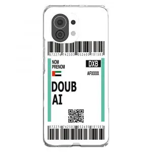 Coque de téléphone Xiaomi Mi 11 Carte d'accès à Bord Doubai