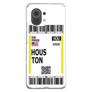 Coque de téléphone Xiaomi Mi 11 Carte d'accès à Bord Houston