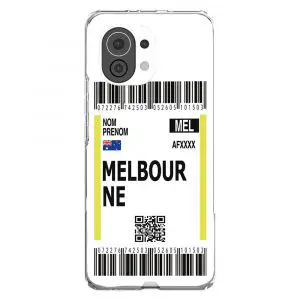 Coque de téléphone Xiaomi Mi 11 Boarding Pass Melbourne