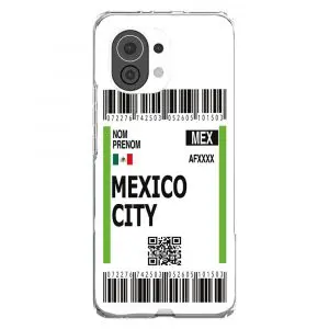 Coque de téléphone Xiaomi Mi 11 Boarding Pass Mexico