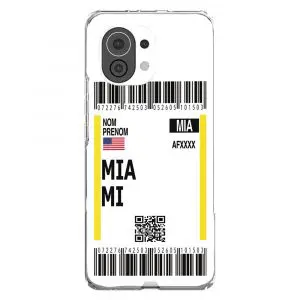Coque de téléphone Xiaomi Mi 11 Boarding Pass Miami