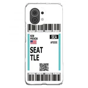 Coque de téléphone Xiaomi Mi 11 Boarding Pass Seattle