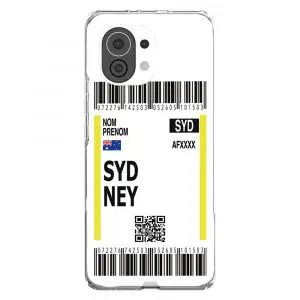 Coque de téléphone Xiaomi Mi 11 Boarding Pass Sydney
