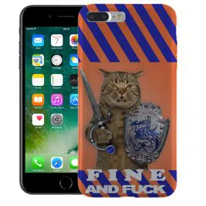 Coque Chat Fun and Fuck pour iPhone 8 Plus