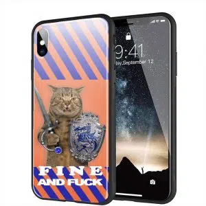 Coque Chat Fun and Fuck pour iPhone X