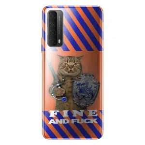 Coque Chat Fun and Fuck pour P Smart 2021