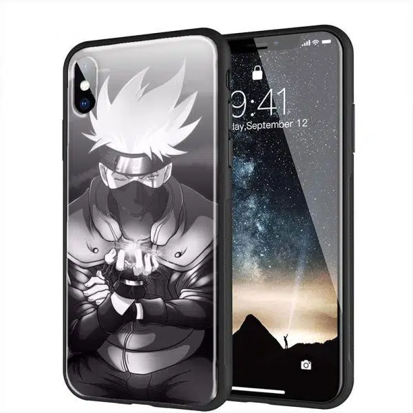 Coque Plexiglass iPhone XR Goku Pouvoir des Ombres