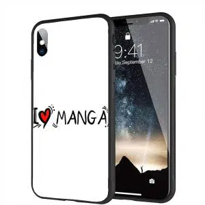 Coque Plexiglass iPhone XR Love Manga