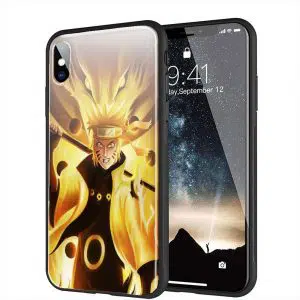 Coque Plexiglass iPhone XR Naruto chakra