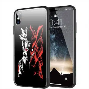 Coque Plexiglass iPhone XR Naruto Vs Kyubi