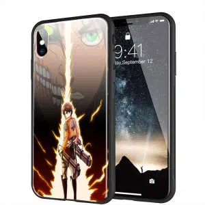 Coque Plexiglass iPhone XR Attaque des Titans