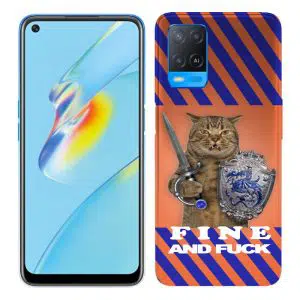 Coque Chat Fun and Fuck pour Oppo A54