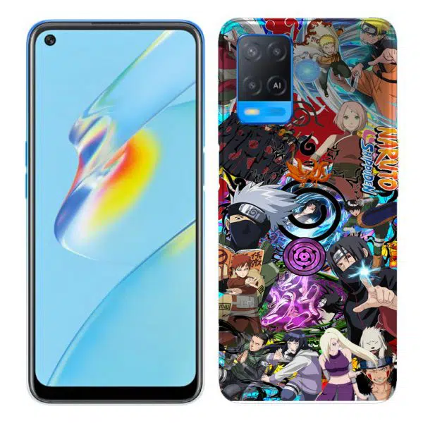 Coque téléphone Montage Naruto pour Oppo A54