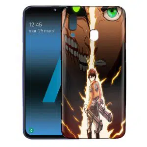 Coque Silicone Samsung Galaxy A40 Attaque des Titans