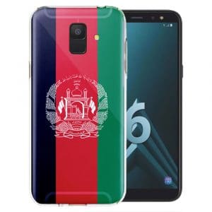 Coque drapeau Afghan pour Samsung Galaxy A6 2018 ( SM A600 )