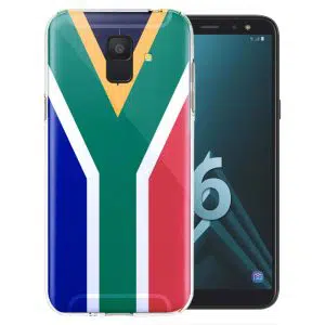 Coque drapeau Sud Africain pour Samsung Galaxy A6 2018 ( SM A600 )