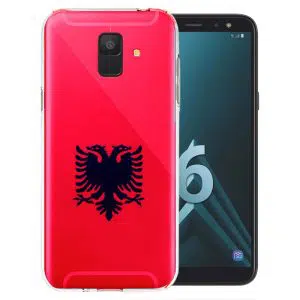 Coque Drapeau Albanais pour Samsung Galaxy A6 2018 ( SM A600 )