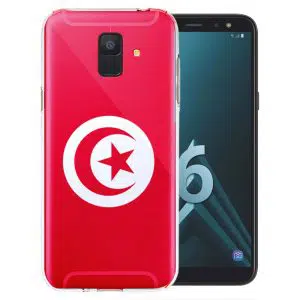 Coque Drapeau Tunisien pour Samsung Galaxy A6 2018 ( SM A600 )